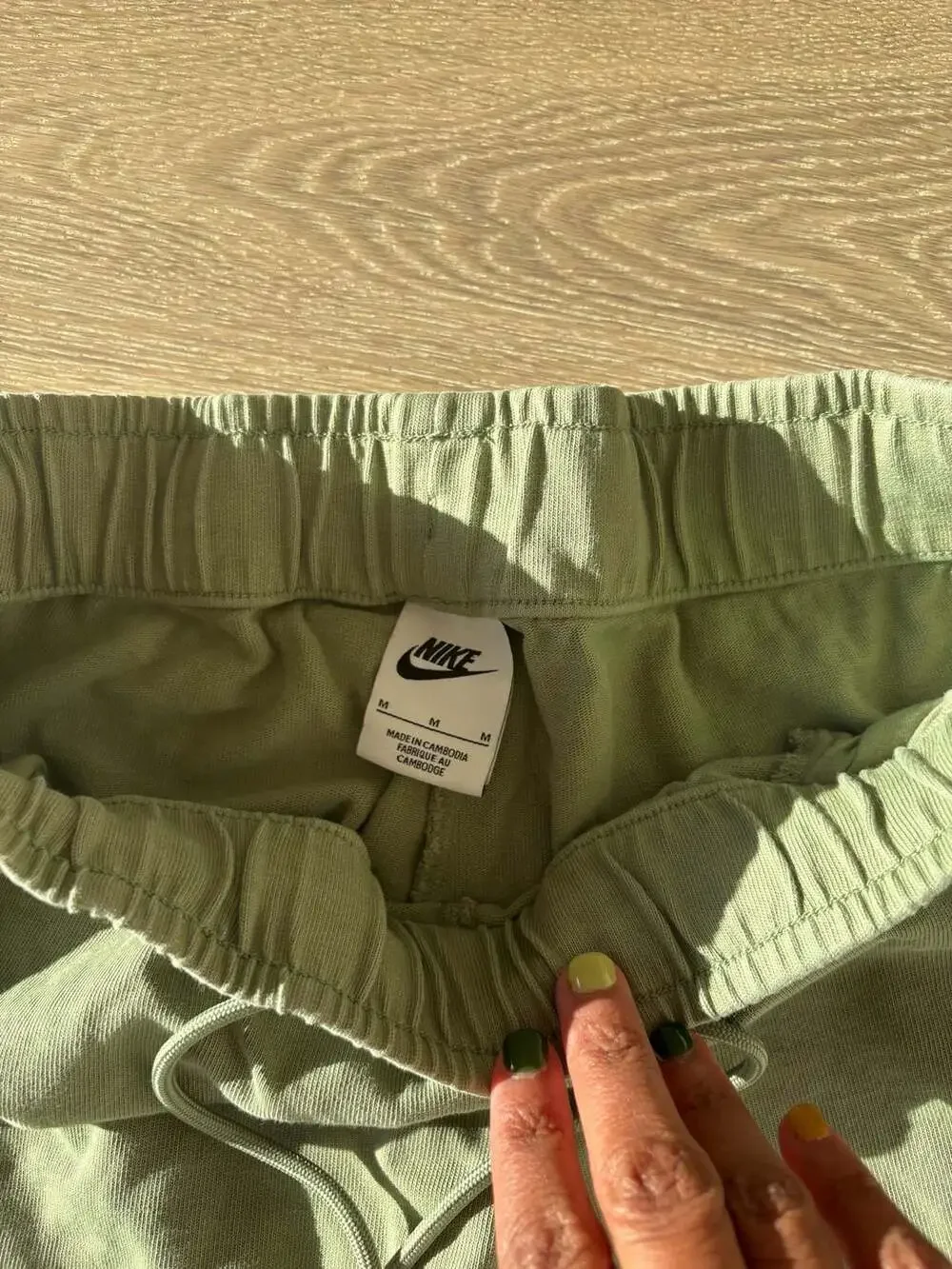 Nike Women's Olive Green Cuffed Jogger Sweatpants